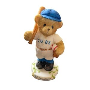 Cherished Teddies Chicago Cubs Clark Addison 2004 90th Anniversary Enesco #08823